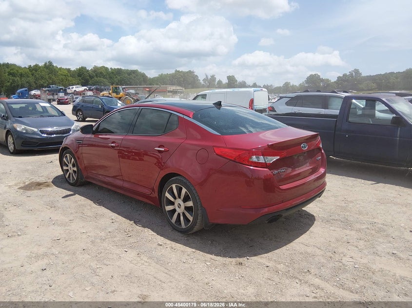2012 Kia Optima VIN 5XXGR4A63CG071727 IAAI salvage auction — UNDERCARRIAGE, Salvage Title, sold $600 on 2026-07-22 (photo 3)