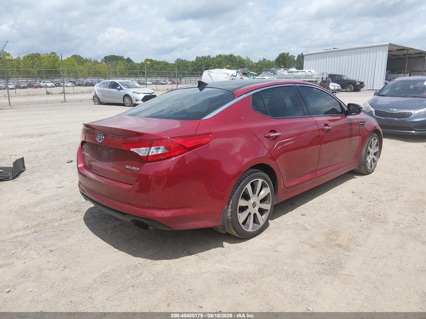 2012 Kia Optima VIN 5XXGR4A63CG071727 IAAI salvage auction — UNDERCARRIAGE, Salvage Title, sold $600 on 2026-07-22 (photo 4)