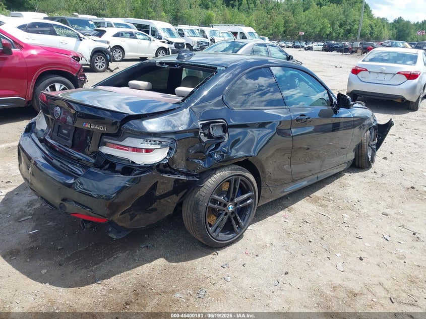 2021 BMW 2er VIN WBA2J5C01M7G47728 IAAI salvage auction — FRONT & REAR, Salvage (Massachusetts), sold $4,150 on 2026-08-14 (photo 4)