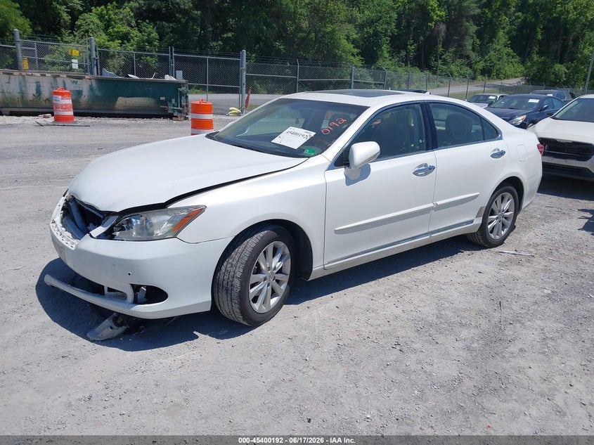 2011 Lexus ES VIN JTHBK1EG3B2424583 IAAI salvage auction — FRONT END, Clear (Virginia), sold $900 on 2026-07-14 (photo 2)
