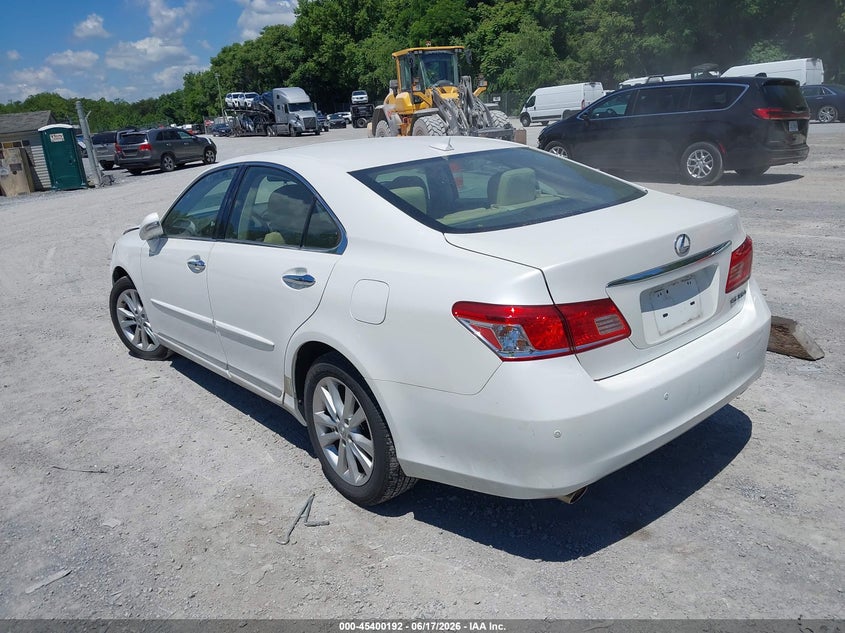 2011 Lexus ES VIN JTHBK1EG3B2424583 IAAI salvage auction — FRONT END, Clear (Virginia), sold $900 on 2026-07-14 (photo 3)