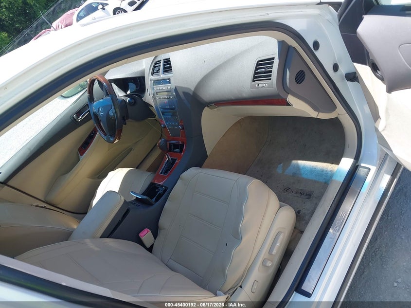 2011 Lexus ES VIN JTHBK1EG3B2424583 IAAI salvage auction — FRONT END, Clear (Virginia), sold $900 on 2026-07-14 (photo 5)