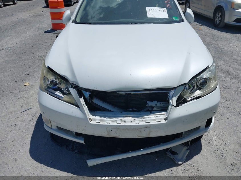 2011 Lexus ES VIN JTHBK1EG3B2424583 IAAI salvage auction — FRONT END, Clear (Virginia), sold $900 on 2026-07-14 (photo 6)