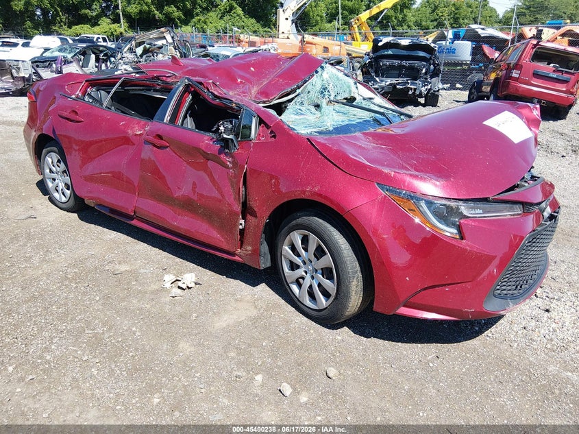 2022 Toyota Corolla VIN JTDEPMAE0NJ217519 IAAI salvage auction — ROOF, Salvage (Ohio), sold $1,550 on 2026-07-15 (photo 1)