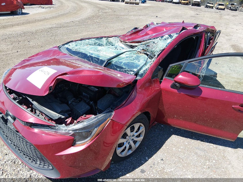 2022 Toyota Corolla VIN JTDEPMAE0NJ217519 IAAI salvage auction — ROOF, Salvage (Ohio), sold $1,550 on 2026-07-15 (photo 6)
