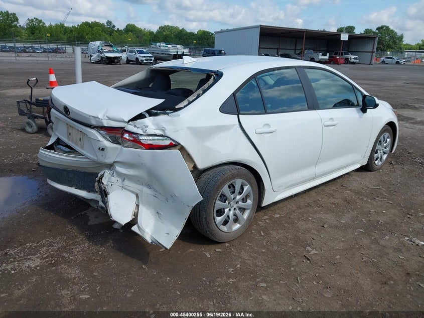 2022 Toyota Corolla VIN 5YFEPMAE3NP355194 IAAI salvage auction — REAR END, Salvage (Tennessee), sold $4,375 on 2026-07-15 (photo 4)