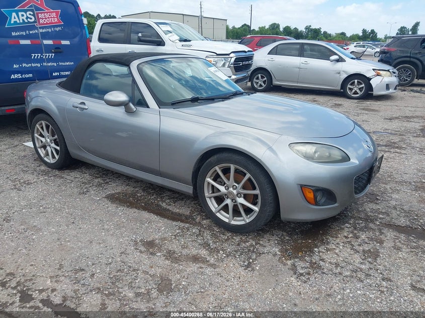 2009 Mazda Mx-5 miata VIN JM1NC25F890201101 IAAI salvage auction — NORMAL WEAR, Original (Texas), sold $1,625 on 2026-07-15 (photo 1)