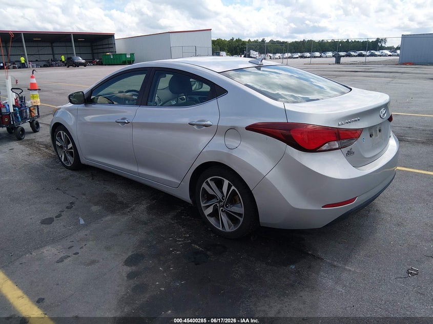 2014 Hyundai Elantra VIN KMHDH4AE4EU113277 IAAI salvage auction — THEFT, Salvage (South Carolina), sold $25 on 2026-07-22 (photo 3)