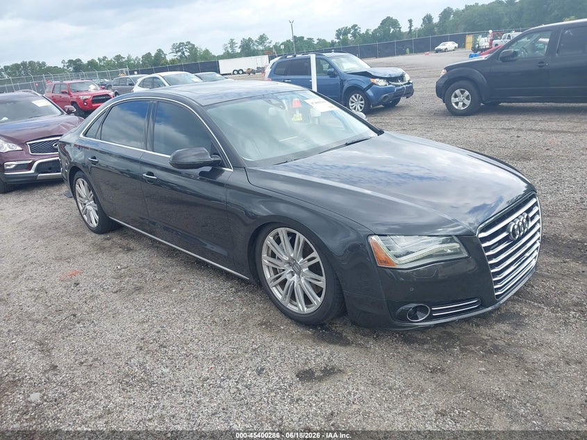 2011 Audi A8 VIN WAURVAFD3BN005205 IAAI salvage auction — SIDE, Salvage (South Carolina), sold $875 on 2026-07-29 (photo 1)
