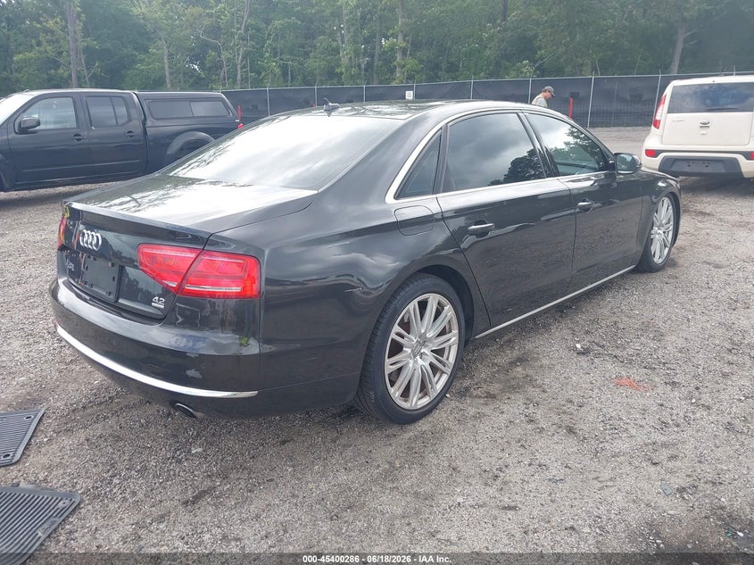 2011 Audi A8 VIN WAURVAFD3BN005205 IAAI salvage auction — SIDE, Salvage (South Carolina), sold $875 on 2026-07-29 (photo 4)