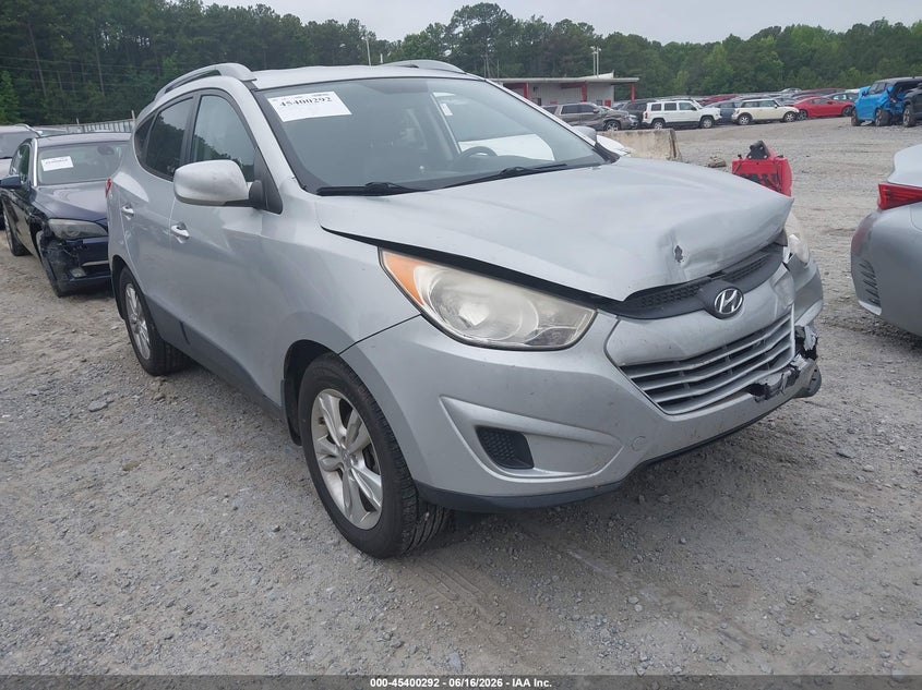 2011 Hyundai Tucson VIN KM8JU3AC8BU258129 IAAI salvage auction — FRONT END, Salvage (Georgia), sold $1,100 on 2026-07-21 (photo 1)