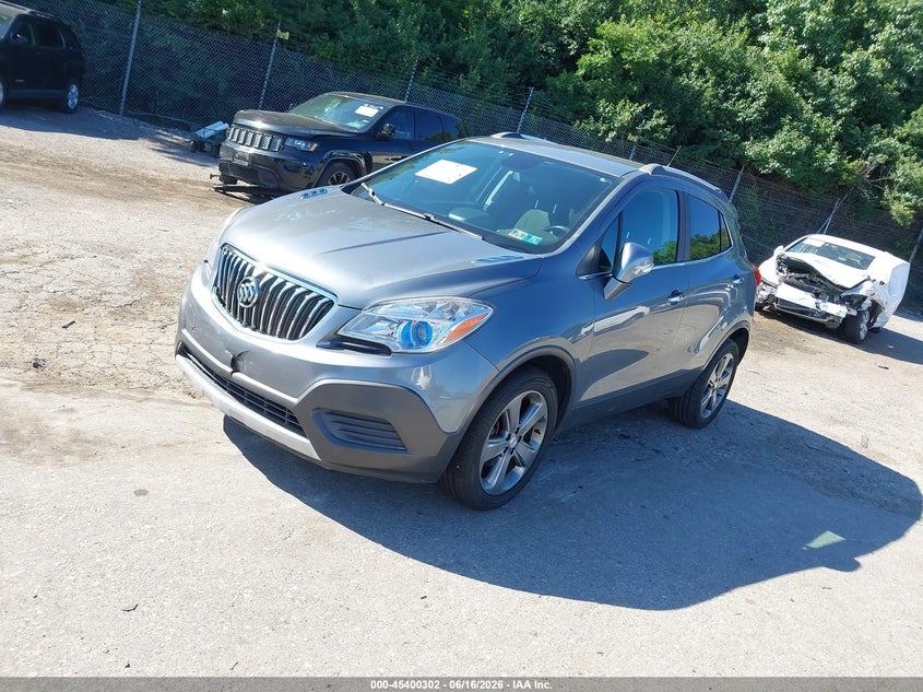 2014 Buick Encore VIN KL4CJASB8EB535663 IAAI salvage auction — NORMAL WEAR, Clear (Pennsylvania), sold $400 on 2026-07-10 (photo 2)