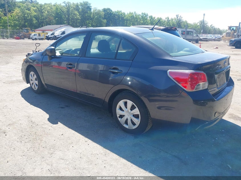 2014 Subaru Impreza VIN JF1GJAA66EH017503 IAAI salvage auction — NORMAL WEAR, Clear (Maryland), sold $450 on 2026-07-21 (photo 3)