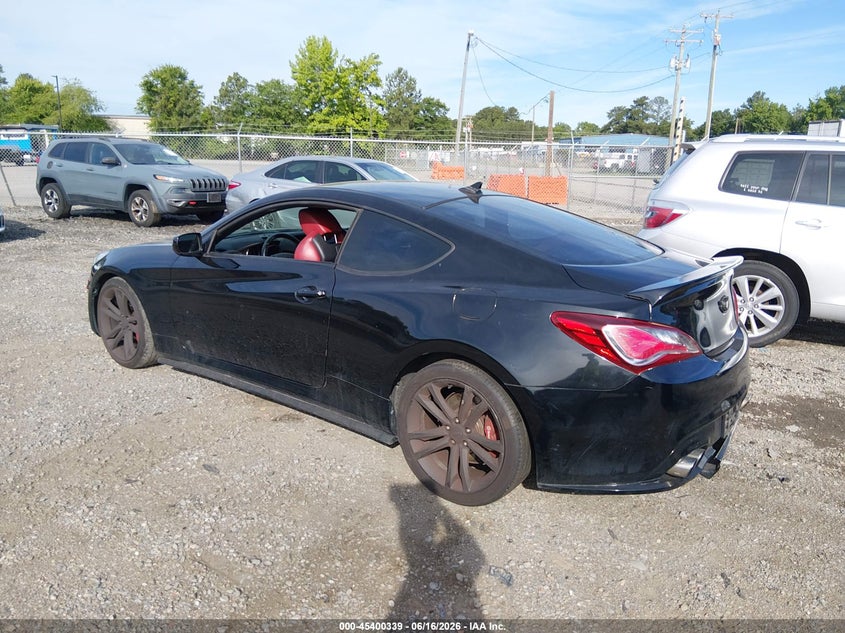 2013 Hyundai Genesis VIN KMHHT6KD0DU082562 IAAI salvage auction — ENGINE DAMAGE, Clear (Virginia), sold $575 on 2026-07-31 (photo 3)