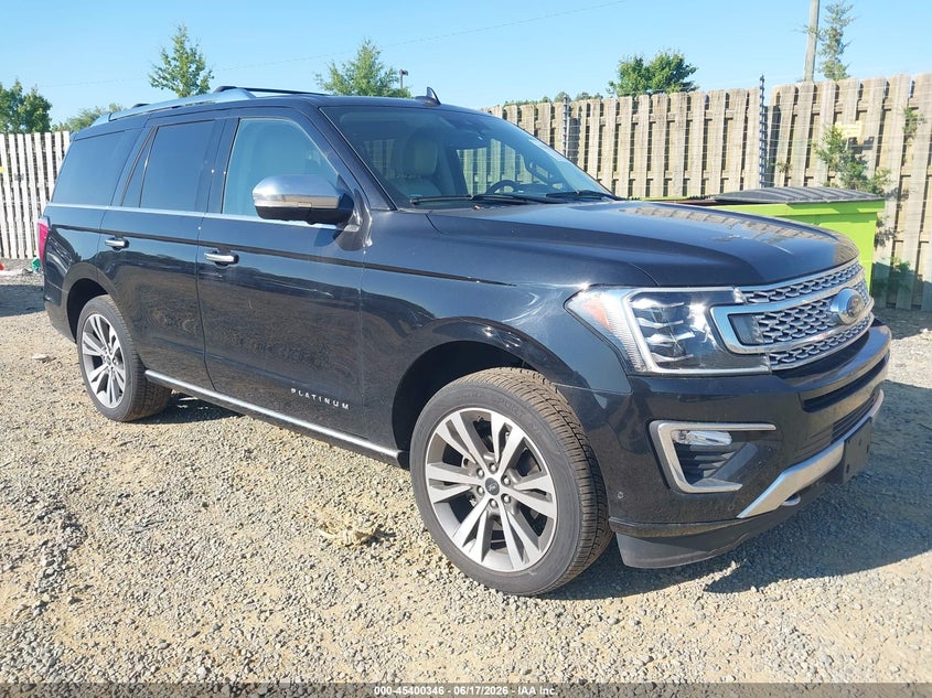 2021 Ford Expedition VIN 1FMJU1MTXMEA06492 IAAI salvage auction — LEFT FRONT, Salvage Title, sold $11,600 on 2026-07-27 (photo 1)