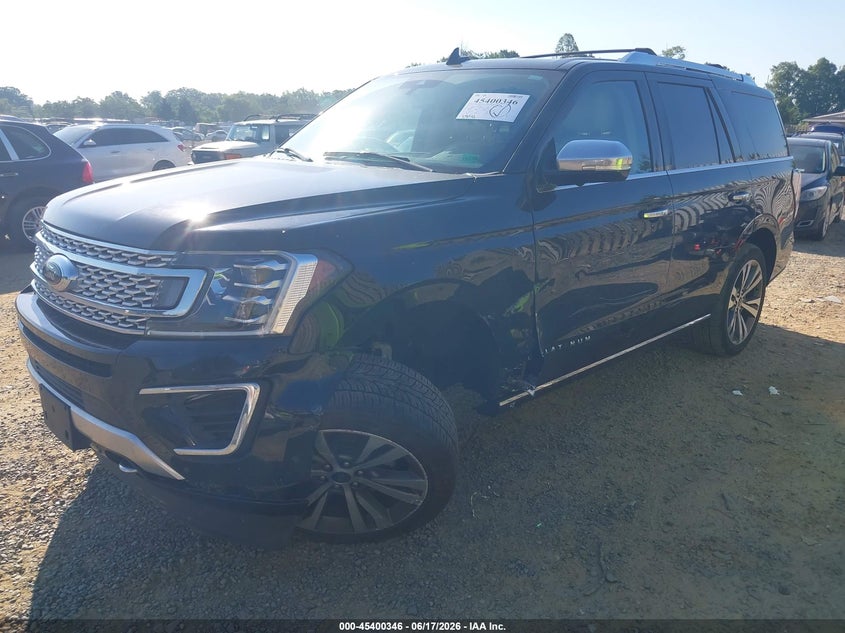 2021 Ford Expedition VIN 1FMJU1MTXMEA06492 IAAI salvage auction — LEFT FRONT, Salvage Title, sold $11,600 on 2026-07-27 (photo 2)