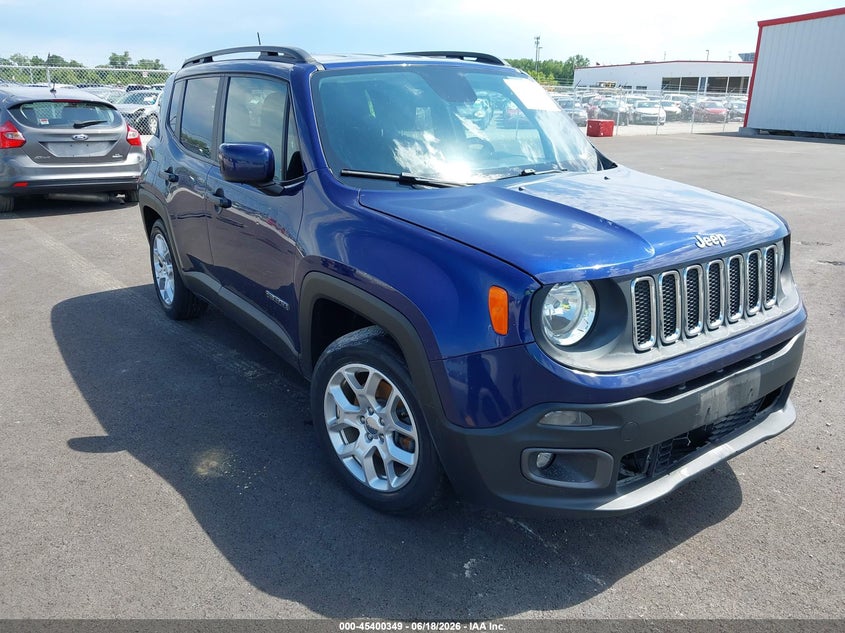 2018 Jeep Renegade VIN ZACCJABB7JPG95975 IAAI salvage auction — FRONT END, Salvage (Illinois), sold $1,000 on 2026-07-21 (photo 1)