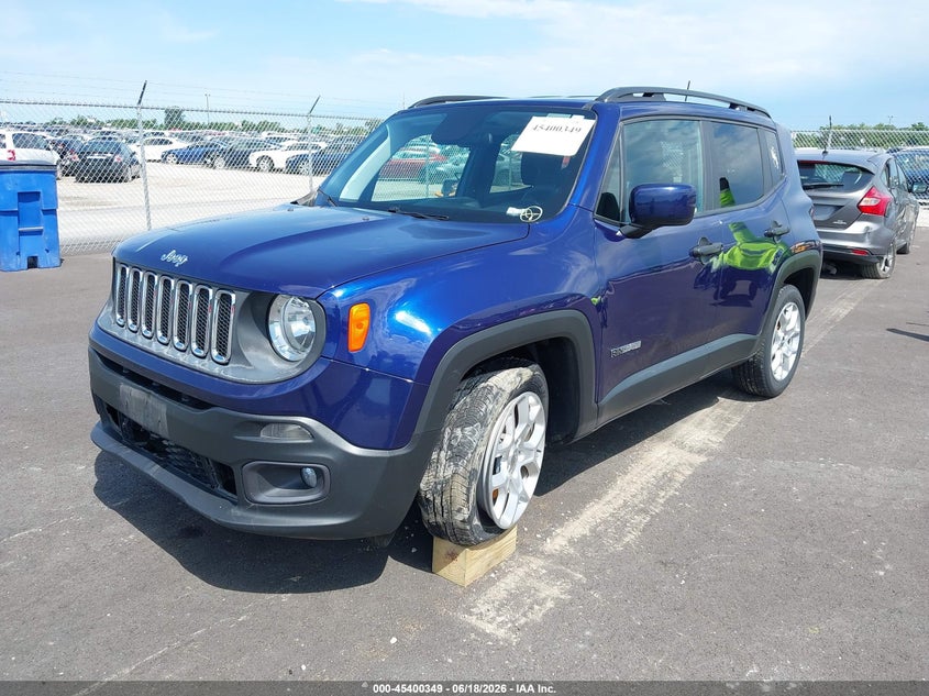2018 Jeep Renegade VIN ZACCJABB7JPG95975 IAAI salvage auction — FRONT END, Salvage (Illinois), sold $1,000 on 2026-07-21 (photo 2)