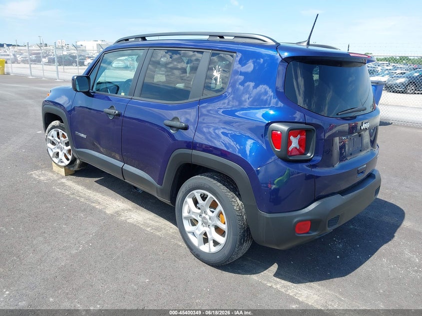 2018 Jeep Renegade VIN ZACCJABB7JPG95975 IAAI salvage auction — FRONT END, Salvage (Illinois), sold $1,000 on 2026-07-21 (photo 3)