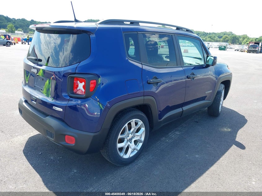 2018 Jeep Renegade VIN ZACCJABB7JPG95975 IAAI salvage auction — FRONT END, Salvage (Illinois), sold $1,000 on 2026-07-21 (photo 4)