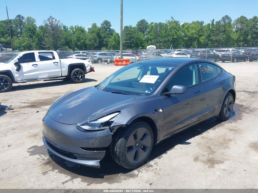 2023 Tesla Model 3 VIN 5YJ3E1EA1PF678001 IAAI salvage auction — FRONT END, Salvage (Virginia), sold $9,200 on 2026-07-10 (photo 6)