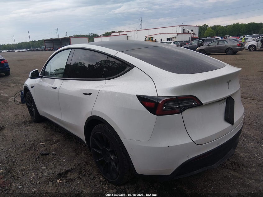 2021 Tesla Model y VIN 5YJYGDED9MF192785 IAAI salvage auction — UNKNOWN, Clear (Texas), sold $12,000 on 2026-07-08 (photo 3)