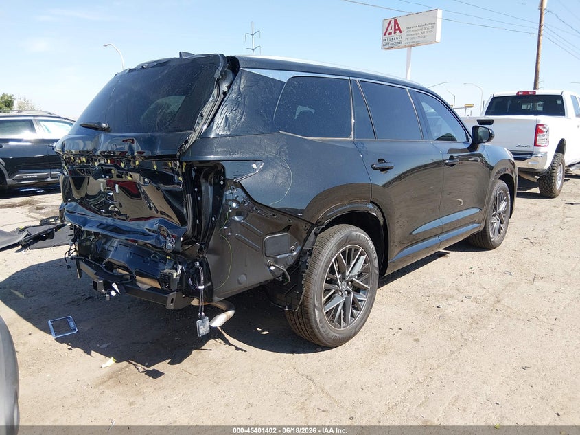 2026 Lexus TX 350 VIN 5TDAAAB61TS071332 IAAI salvage auction — REAR END, Wait Title, sold $21,700 on 2026-09-14 (photo 4)