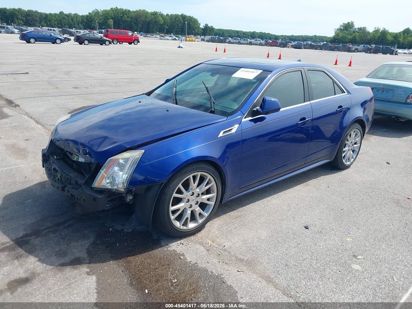 2012 Cadillac Cts VIN 1G6DP5E32C0115008 IAAI salvage auction — FRONT END, Clear (Indiana), sold $675 on 2026-07-10 (photo 2)