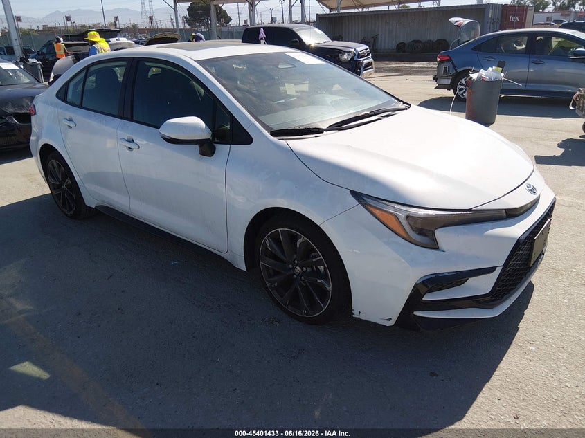 2024 Toyota Corolla VIN JTDP4MCE7RJ105174 IAAI salvage auction — UNDERCARRIAGE, Salvage Title, sold $8,800 on 2026-07-29 (photo 1)