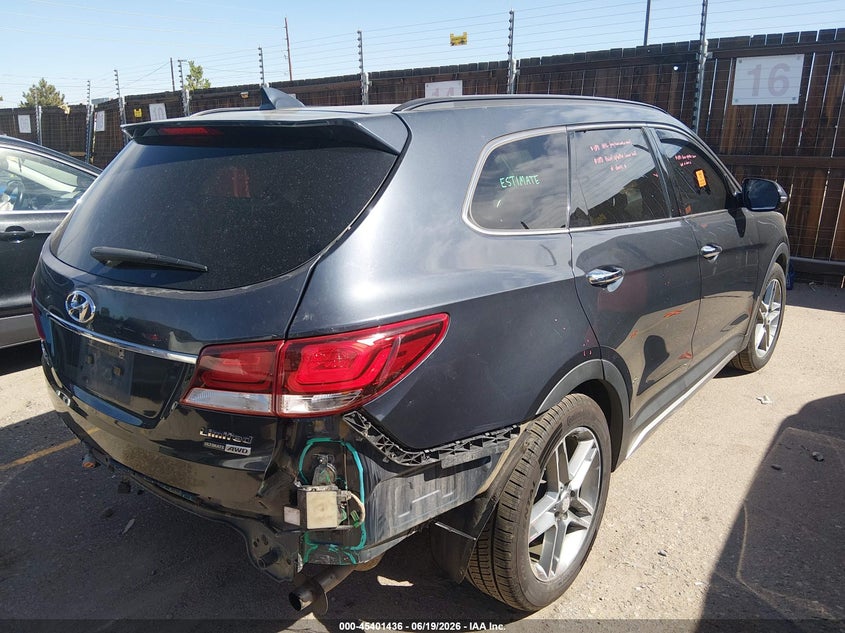 2018 Hyundai Santa fe VIN KM8SRDHF8JU263339 IAAI salvage auction — BIO HAZARD, Bill Of Sale (Colorado), sold $1,850 on 2026-07-21 (photo 4)