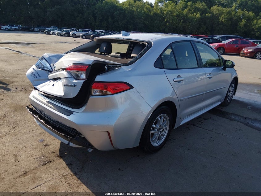 2022 Toyota Corolla VIN JTDEAMDE9N3012878 IAAI salvage auction — REAR END, Salvage Title, sold $6,000 on 2026-07-26 (photo 4)