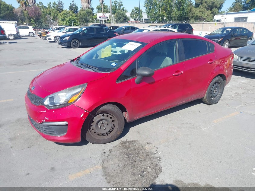 2014 Kia Rio VIN KNADM4A31E6332584 IAAI salvage auction — NORMAL WEAR, Clear-Dealer Only (Texas), sold $25 on 2026-07-29 (photo 2)
