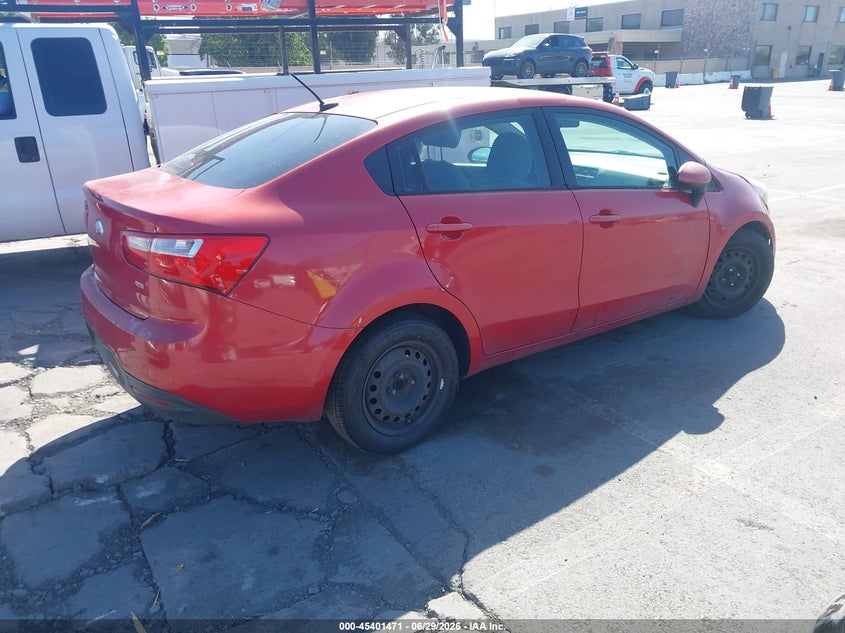 2014 Kia Rio VIN KNADM4A31E6332584 IAAI salvage auction — NORMAL WEAR, Clear-Dealer Only (Texas), sold $25 on 2026-07-29 (photo 4)