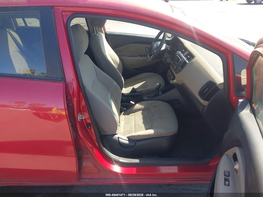 2014 Kia Rio VIN KNADM4A31E6332584 IAAI salvage auction — NORMAL WEAR, Clear-Dealer Only (Texas), sold $25 on 2026-07-29 (photo 5)