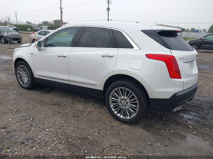 2017 Cadillac Xt5 VIN 1GYKNDRS5HZ132940 IAAI salvage auction — RIGHT FRONT, Clear (Wisconsin), sold $1,800 on 2026-07-23 (photo 3)