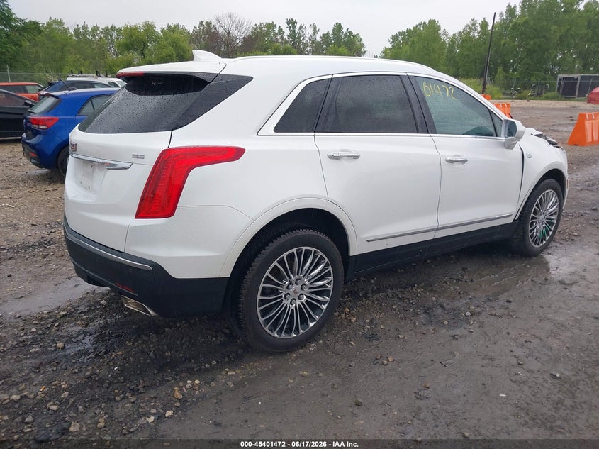 2017 Cadillac Xt5 VIN 1GYKNDRS5HZ132940 IAAI salvage auction — RIGHT FRONT, Clear (Wisconsin), sold $1,800 on 2026-07-23 (photo 4)