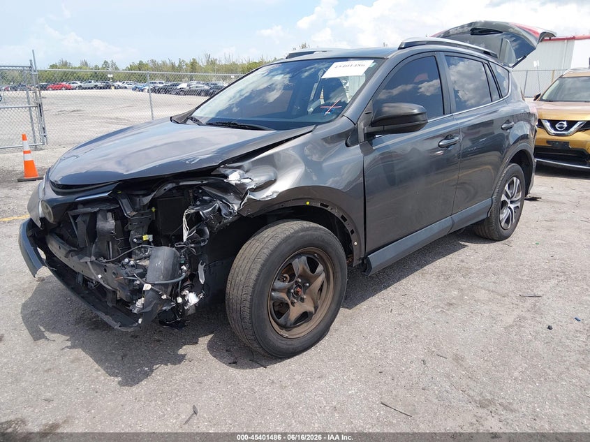 2017 Toyota Rav 4 VIN JTMZFREV2HJ106678 IAAI salvage auction — FRONT & REAR, Rebuildable (Florida), sold $4,800 on 2026-07-29 (photo 2)