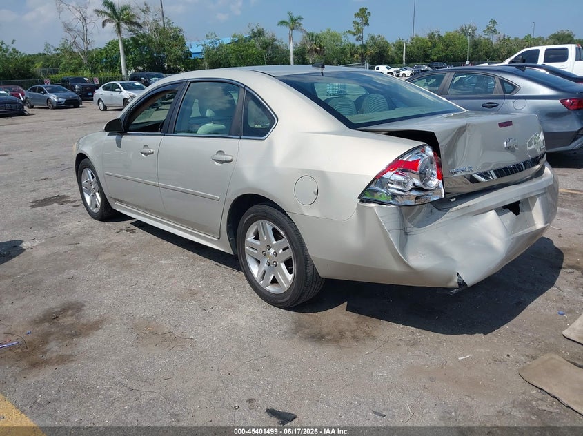 2011 Chevrolet Impala VIN 2G1WB5EK0B1326506 IAAI salvage auction — REAR END, Rebuildable (Florida), sold $575 on 2026-07-26 (photo 3)