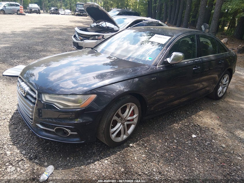 2013 Audi S6 VIN WAUJ2AFC2DN030631 IAAI salvage auction — NORMAL WEAR, Clear (Virginia), sold $4,325 on 2026-07-28 (photo 2)