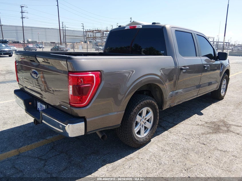 2021 Ford F-150 VIN 1FTEW1CP7MKE70619 IAAI salvage auction — LEFT FRONT, Sf97 (California), sold $18,700 on 2026-07-28 (photo 4)