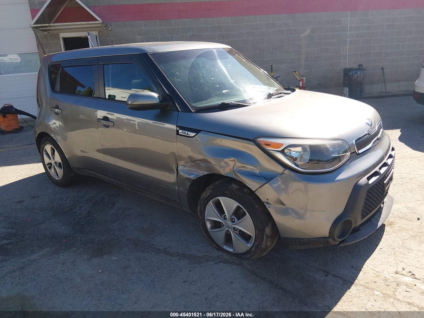 2015 Kia Soul VIN KNDJN2A28F7169572 IAAI salvage auction — RIGHT FRONT, Salvage (Maine), sold $25 on 2026-07-27 (photo 1)