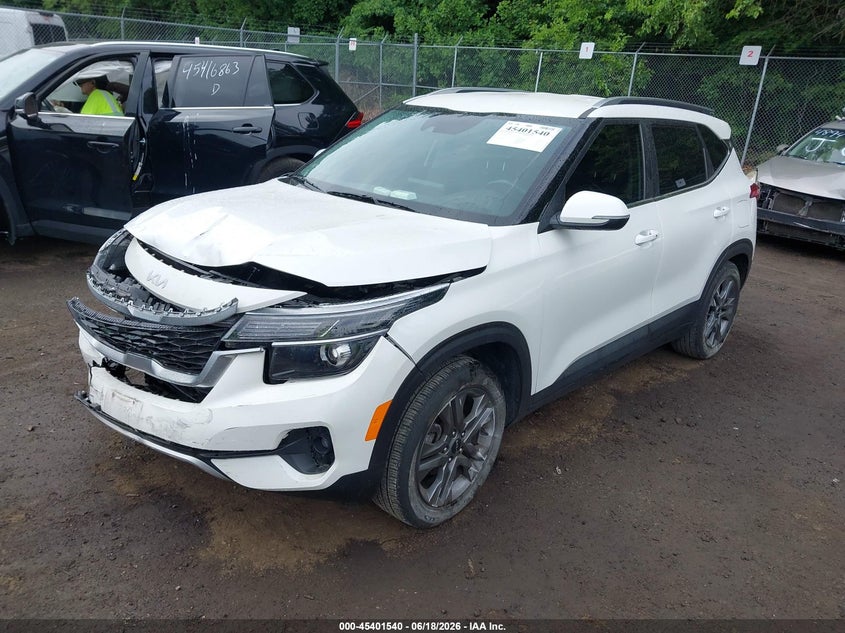 2023 Kia Seltos VIN KNDEU2AA1P7447323 IAAI salvage auction — FRONT END, Salvage - Greater Than 75% (Maryland), sold $3,750 on 2026-07-28 (photo 2)