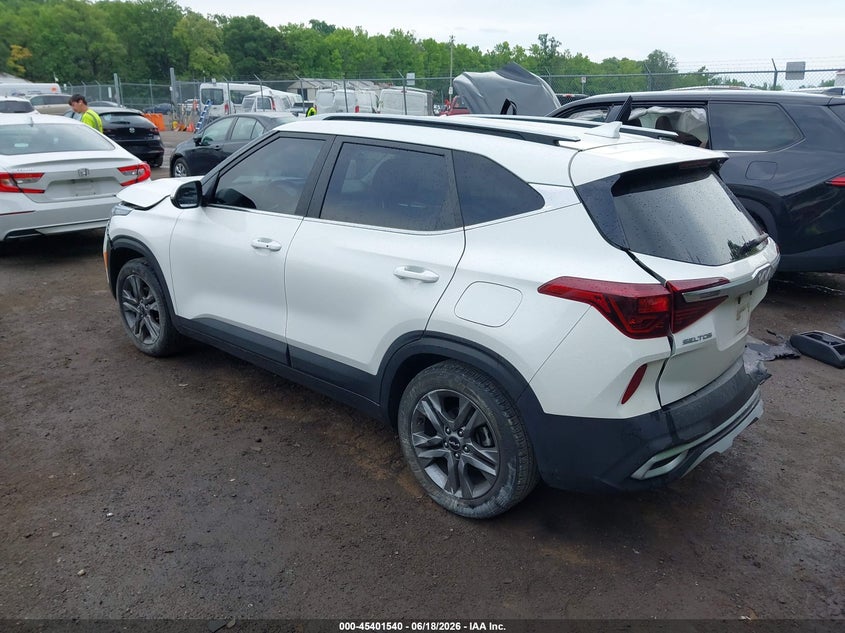 2023 Kia Seltos VIN KNDEU2AA1P7447323 IAAI salvage auction — FRONT END, Salvage - Greater Than 75% (Maryland), sold $3,750 on 2026-07-28 (photo 3)