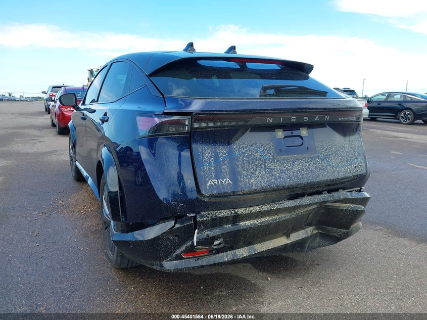2024 Nissan Ariya VIN JN1DF0CD2RM730046 IAAI salvage auction — REAR END, Salvage (Minnesota), sold $9,600 on 2026-07-29 (photo 6)