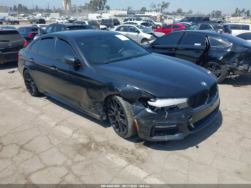 2018 BMW 5er VIN WBAJE5C53JG918275 IAAI salvage auction — SIDE, Salvage (California), sold $8,700 on 2026-07-10 (photo 1)