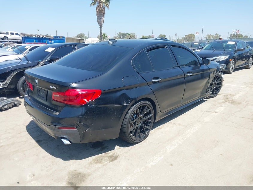 2018 BMW 5er VIN WBAJE5C53JG918275 IAAI salvage auction — SIDE, Salvage (California), sold $8,700 on 2026-07-10 (photo 4)