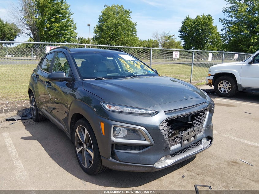 2018 Hyundai Kona VIN KM8K3CA58JU109419 IAAI salvage auction — FRONT & REAR, Salvage (New Jersey), sold $3,250 on 2026-07-27 (photo 1)