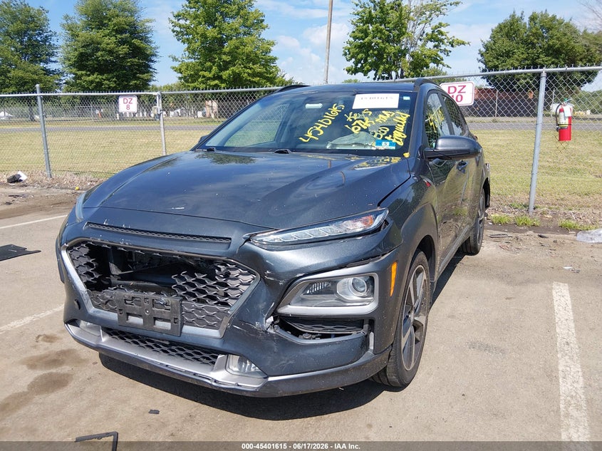 2018 Hyundai Kona VIN KM8K3CA58JU109419 IAAI salvage auction — FRONT & REAR, Salvage (New Jersey), sold $3,250 on 2026-07-27 (photo 2)