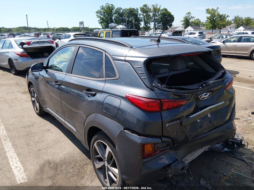 2018 Hyundai Kona VIN KM8K3CA58JU109419 IAAI salvage auction — FRONT & REAR, Salvage (New Jersey), sold $3,250 on 2026-07-27 (photo 3)