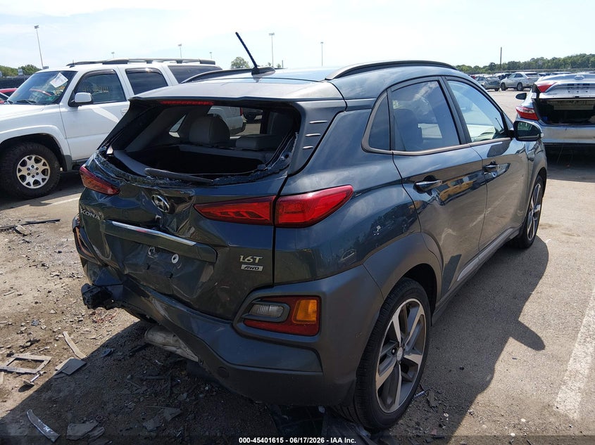 2018 Hyundai Kona VIN KM8K3CA58JU109419 IAAI salvage auction — FRONT & REAR, Salvage (New Jersey), sold $3,250 on 2026-07-27 (photo 4)
